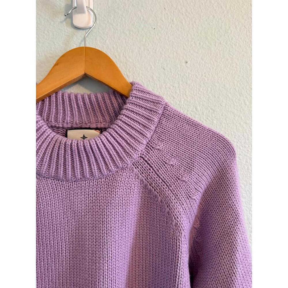 Women’s Tuckernuck Lilac 100 Percent Cotton Sweater Sz Medium